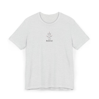 Minimal Geometric T‑Shirt — Abstract Line & Dot Design