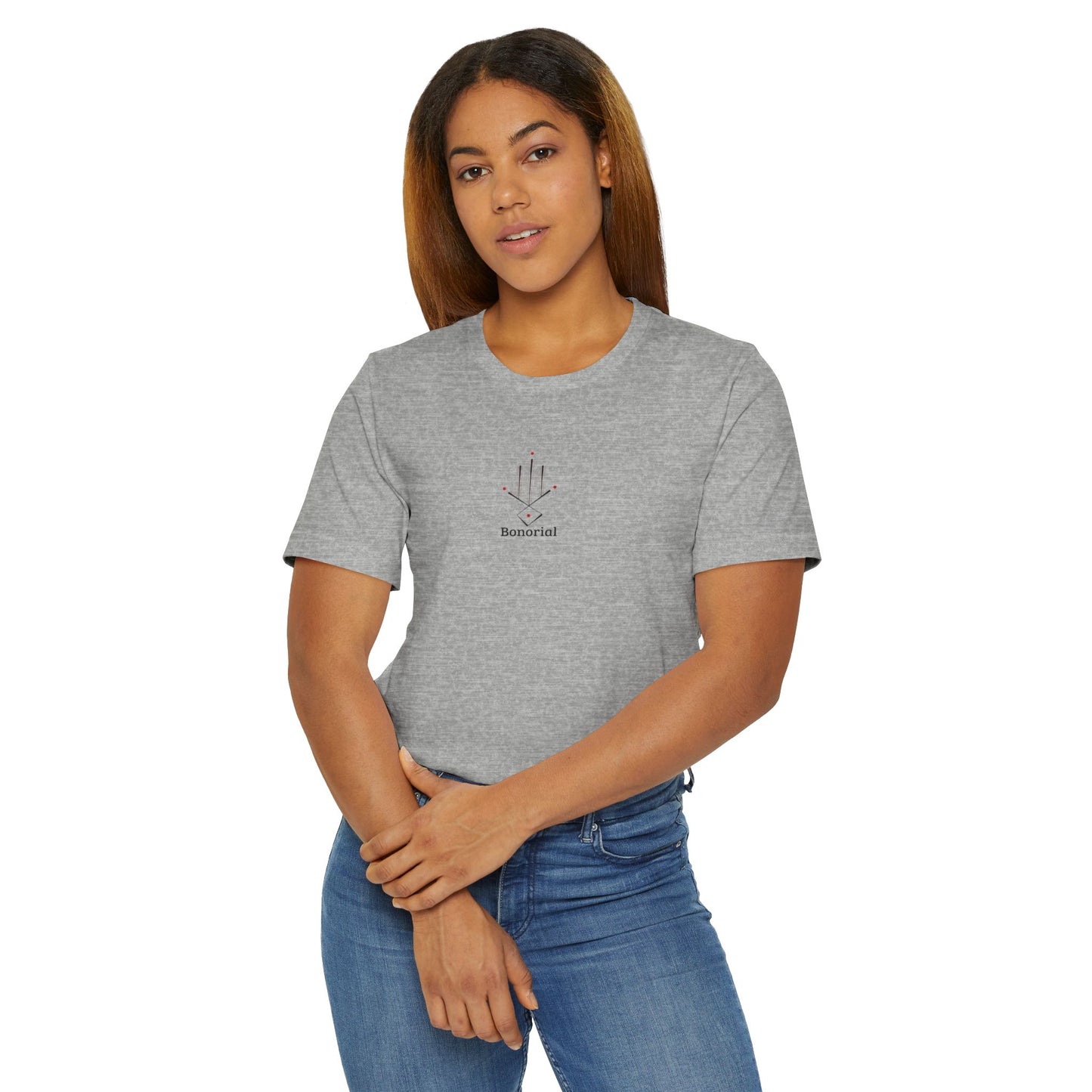 Minimal Geometric T‑Shirt — Abstract Line & Dot Design