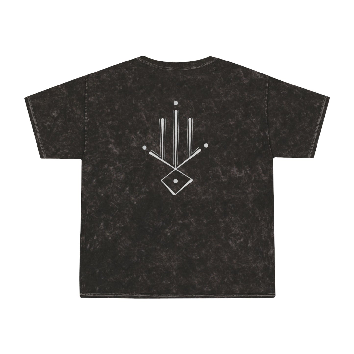 Mineral Wash T‑Shirt — Minimalist Sacred Geometry Graphic