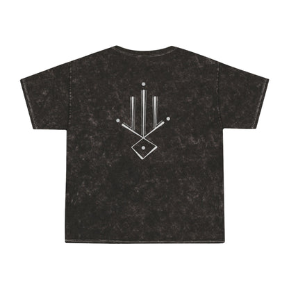 Mineral Wash T‑Shirt — Minimalist Sacred Geometry Graphic