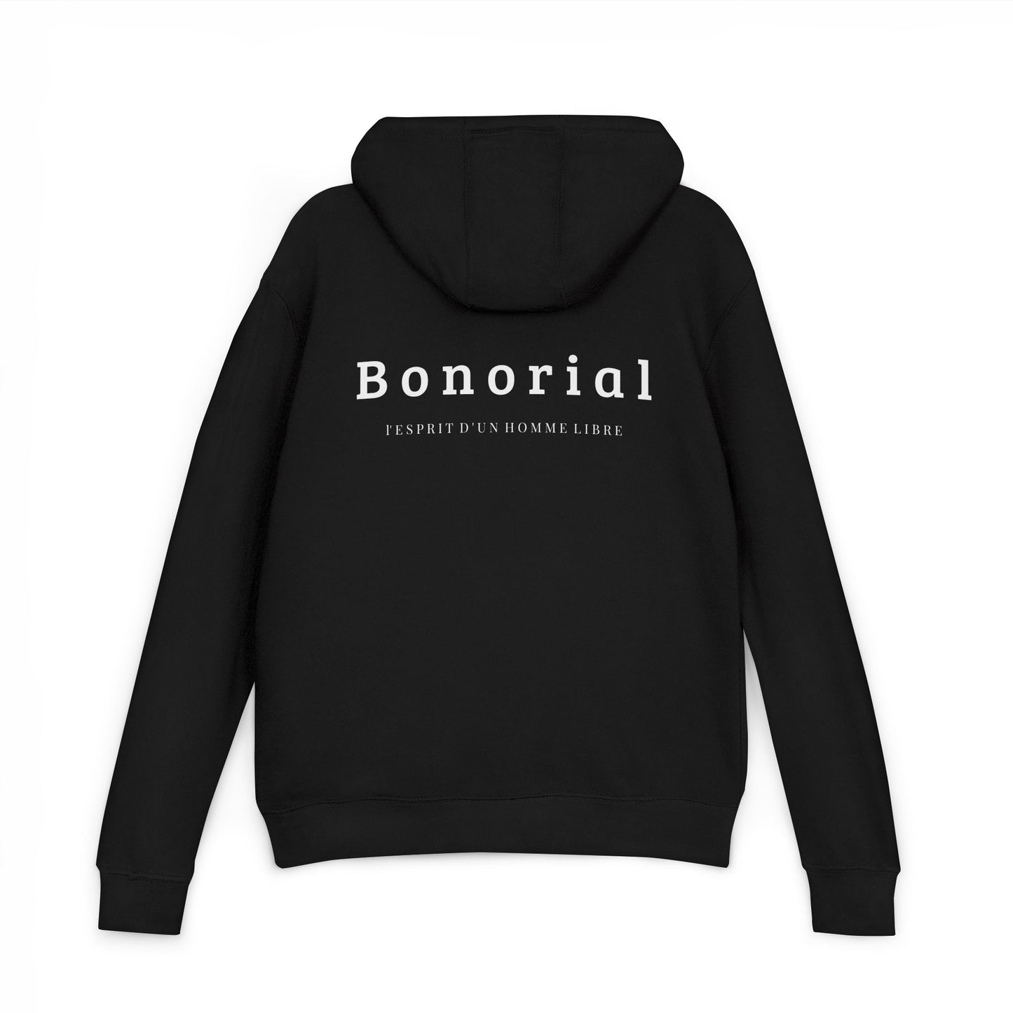 Bonorial Logo Hoodie — minimal Back