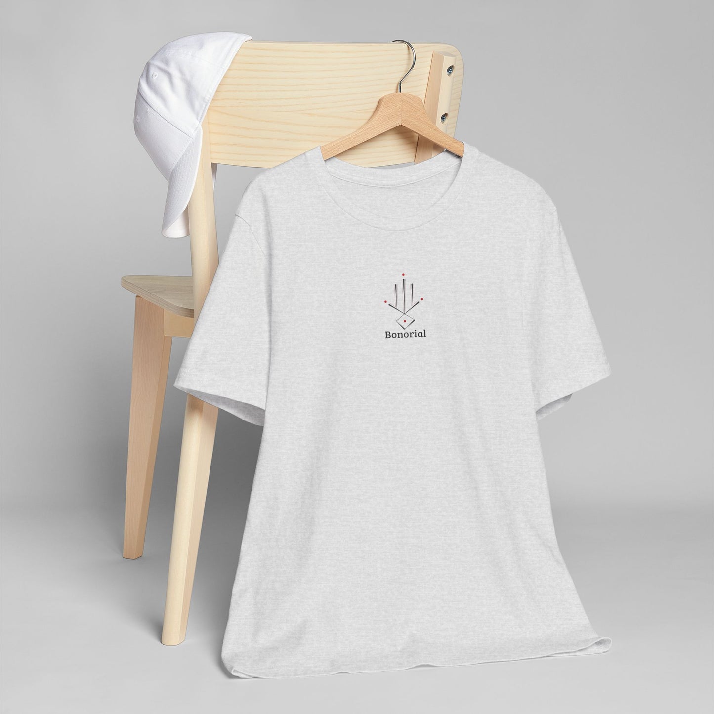Minimal Geometric T‑Shirt — Abstract Line & Dot Design