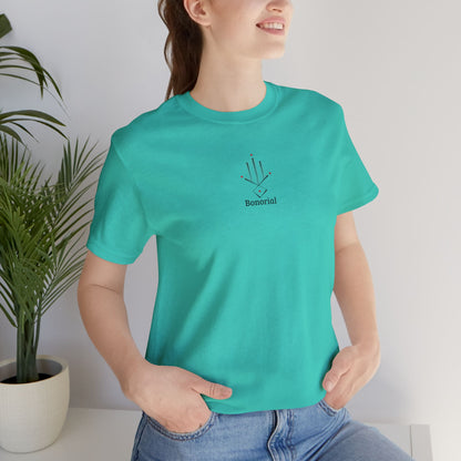 Minimal Geometric T‑Shirt — Abstract Line & Dot Design