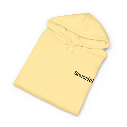Hoodie — Hoodie avec symbole Bonorial et imprimé au dos « Énergie Rythme Équilibre »