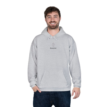 Minimal Geometric Hoodie — Abstract Line Art Pullover
