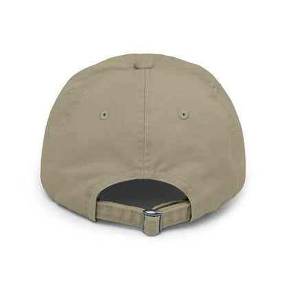 Distressed Reindeer Embroidered Cap — Minimal Holiday Dad Hat