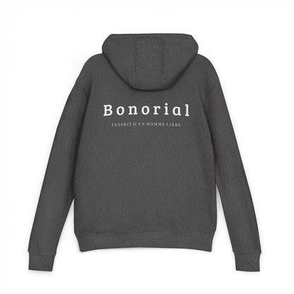 Bonorial Logo Hoodie — minimal Back