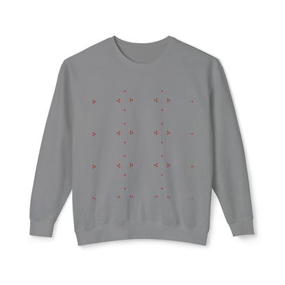 Bonorial Libre Echo Crewneck Sweatshirt — Minimal Geometric Back Graphic