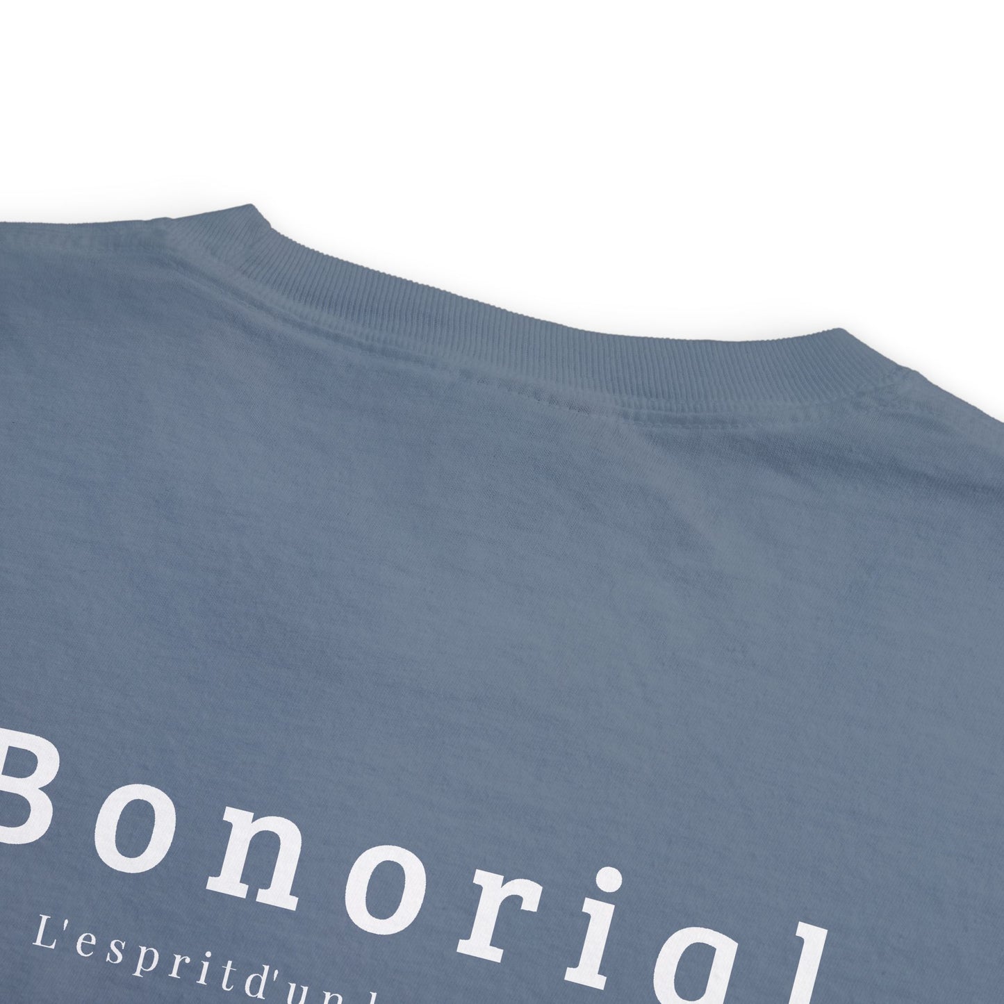 T-shirt à poche Bonorial — t-shirt teint en pièce à logo minimal