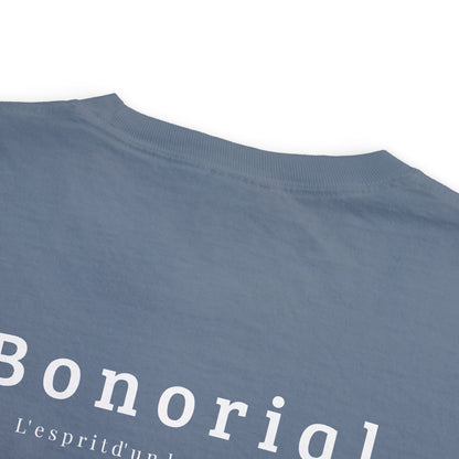 T-shirt à poche Bonorial — t-shirt teint en pièce à logo minimal