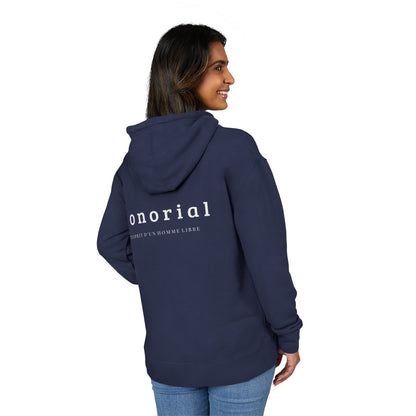 Bonorial Logo Hoodie — minimal Back