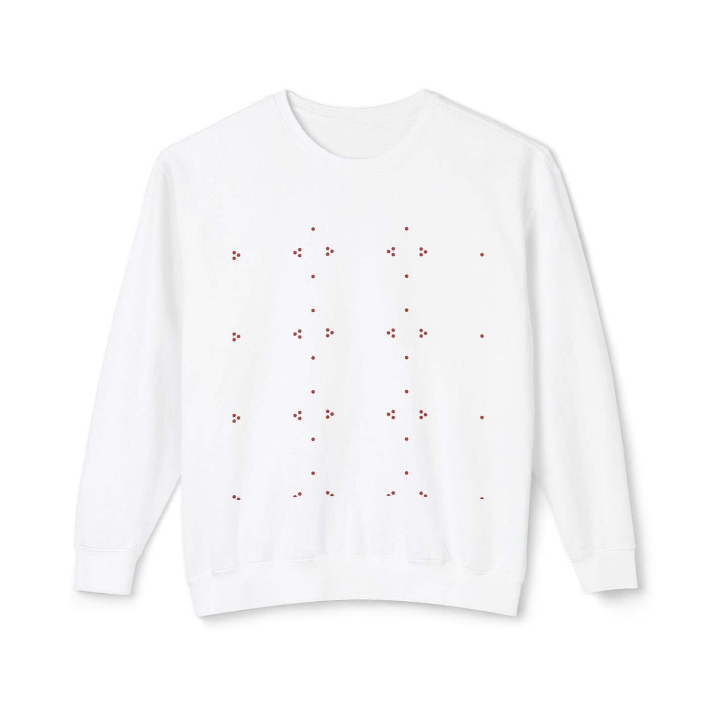 Bonorial Libre Echo Crewneck Sweatshirt — Minimal Geometric Back Graphic