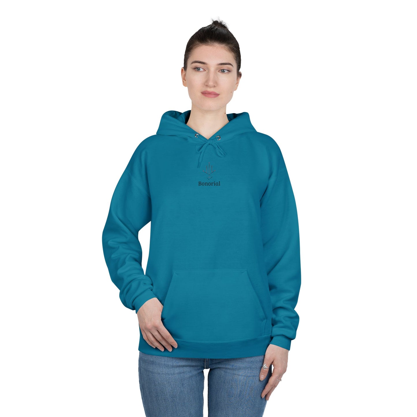 Minimal Geometric Hoodie — Abstract Line Art Pullover