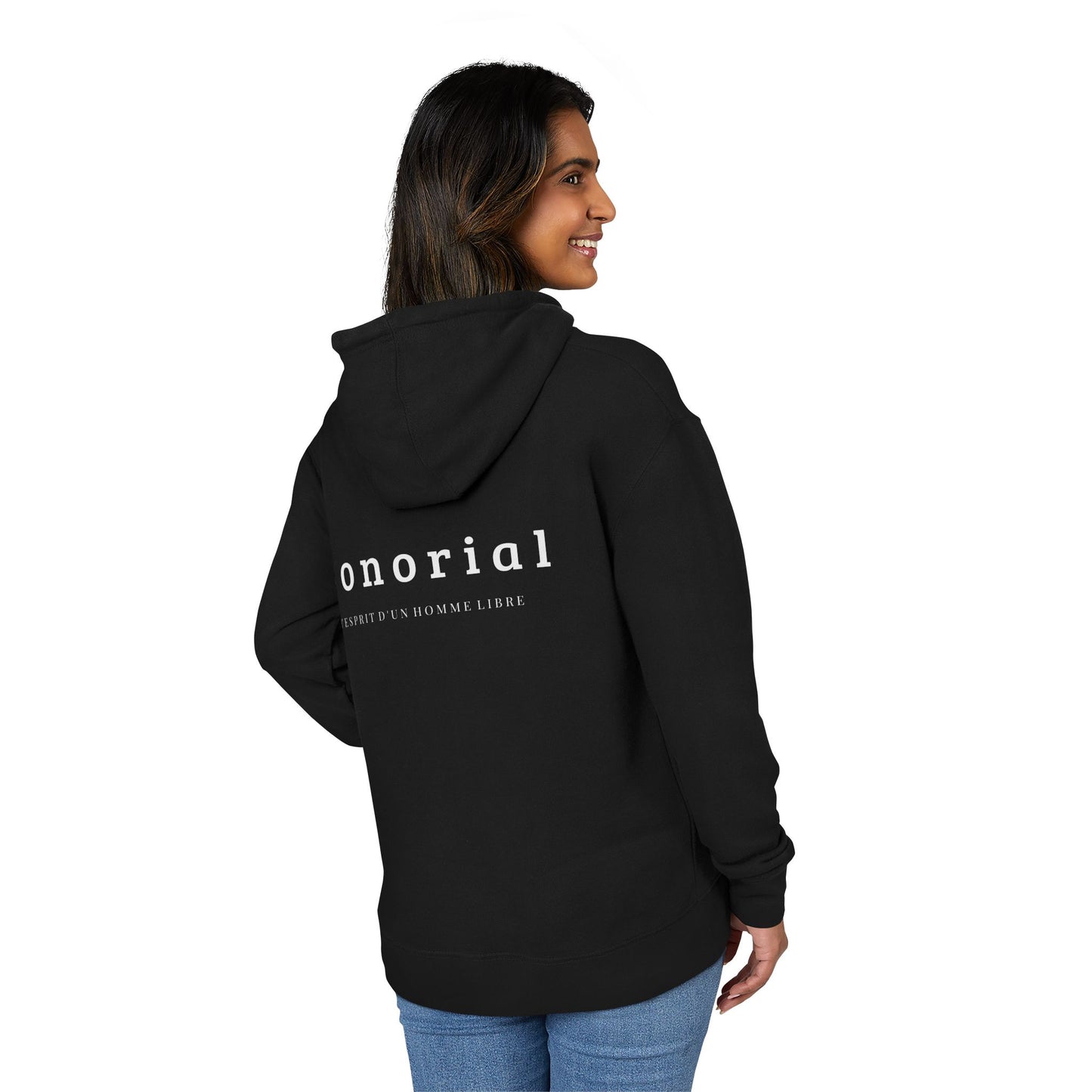 Bonorial Logo Hoodie — minimal Back