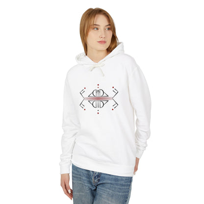 Bonorial Minimalist Logo Hoodie — Lightweight Cream Hooded Sweatshirt