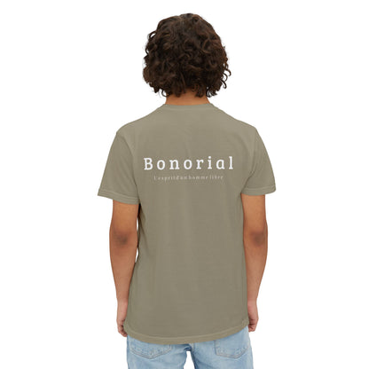 T-shirt à poche Bonorial — t-shirt teint en pièce à logo minimal