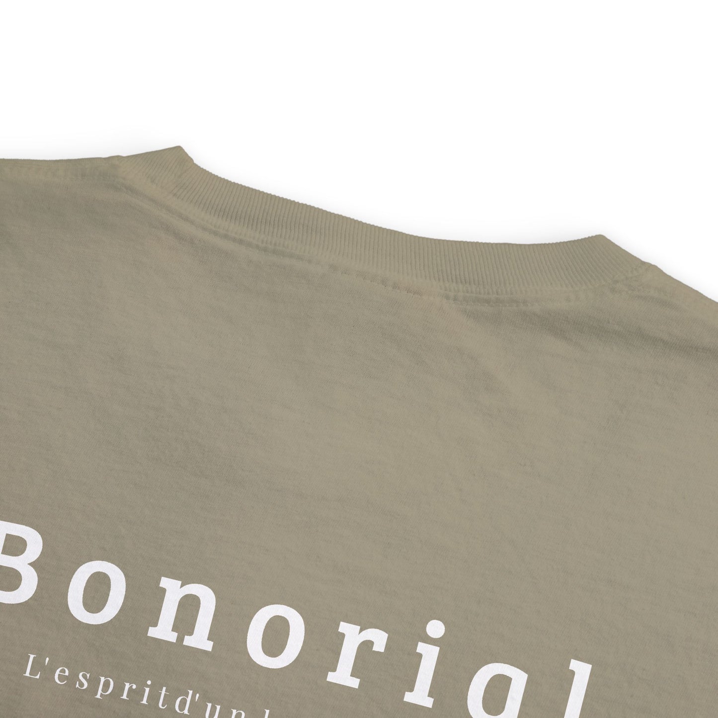 T-shirt à poche Bonorial — t-shirt teint en pièce à logo minimal