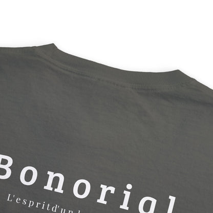 T-shirt à poche Bonorial — t-shirt teint en pièce à logo minimal