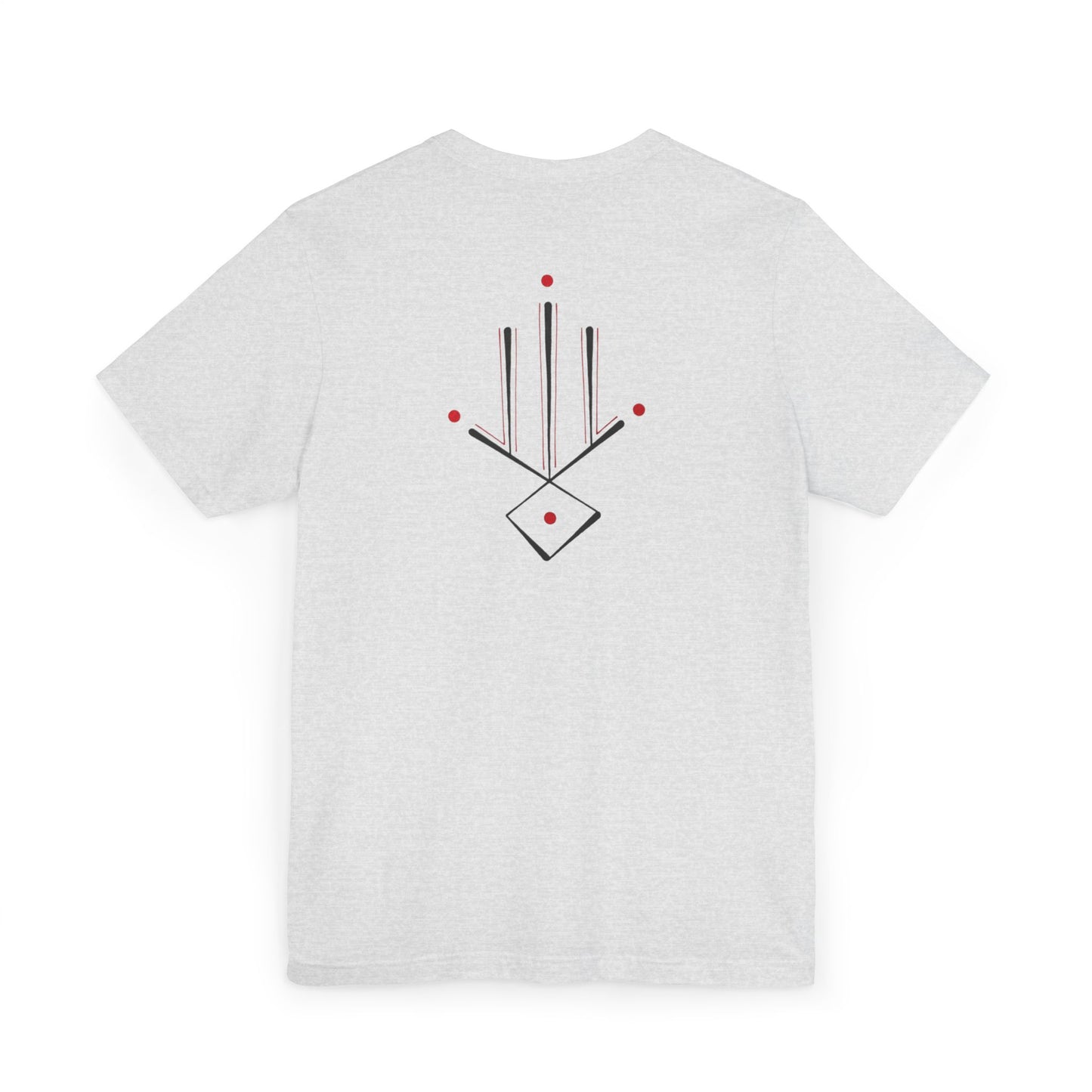 Minimal Geometric T‑Shirt — Abstract Line & Dot Design