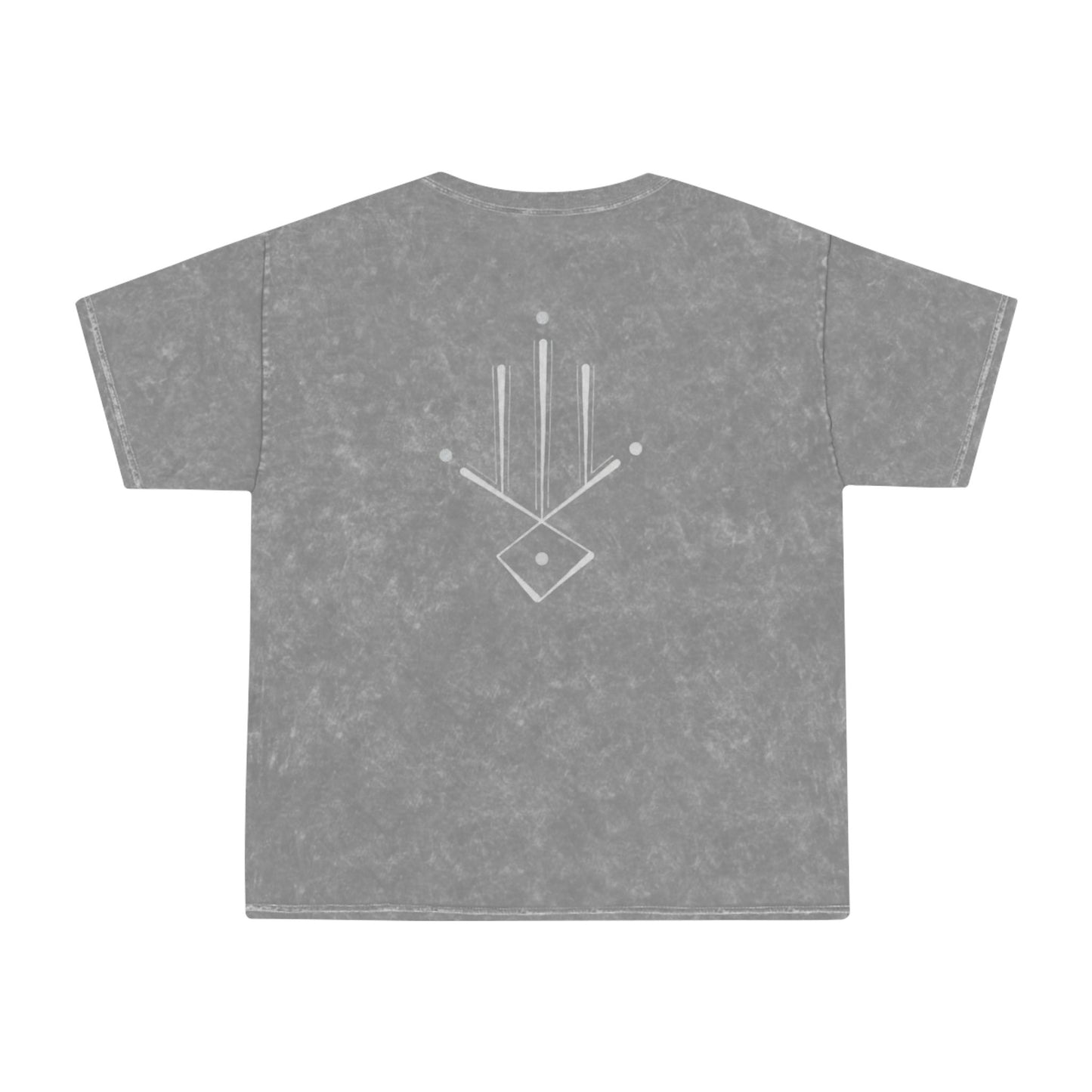 Mineral Wash T‑Shirt — Minimalist Sacred Geometry Graphic