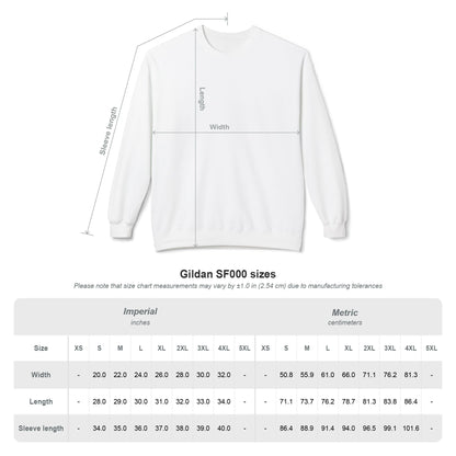 Sweat-shirt col rond Sunrise Balance — « Énergie Rythme Équilibre »