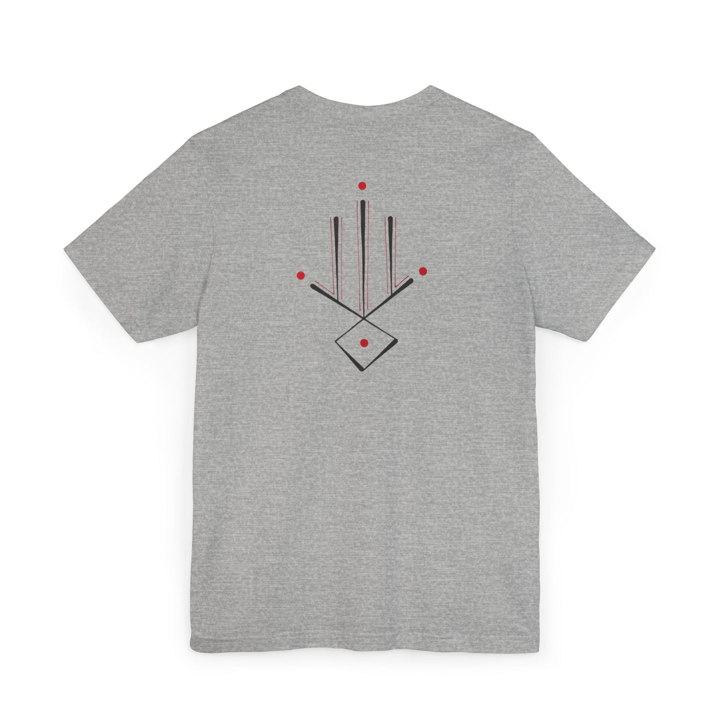 Minimal Geometric T‑Shirt — Abstract Line & Dot Design