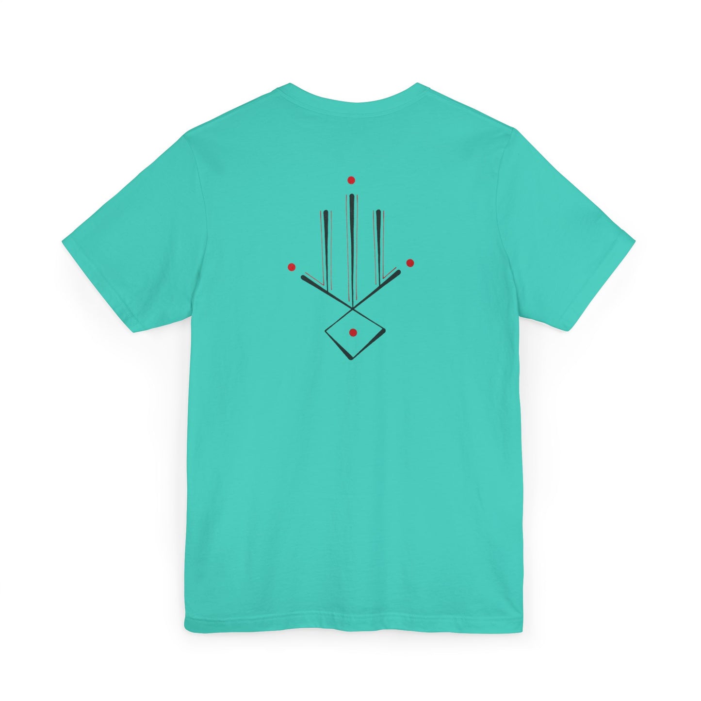 Minimal Geometric T‑Shirt — Abstract Line & Dot Design