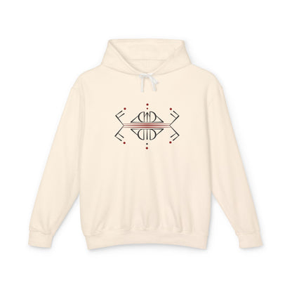 Bonorial Minimalist Logo Hoodie — Lightweight Cream Hooded Sweatshirt