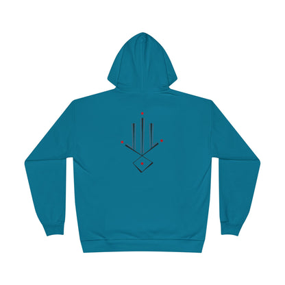 Minimal Geometric Hoodie — Abstract Line Art Pullover
