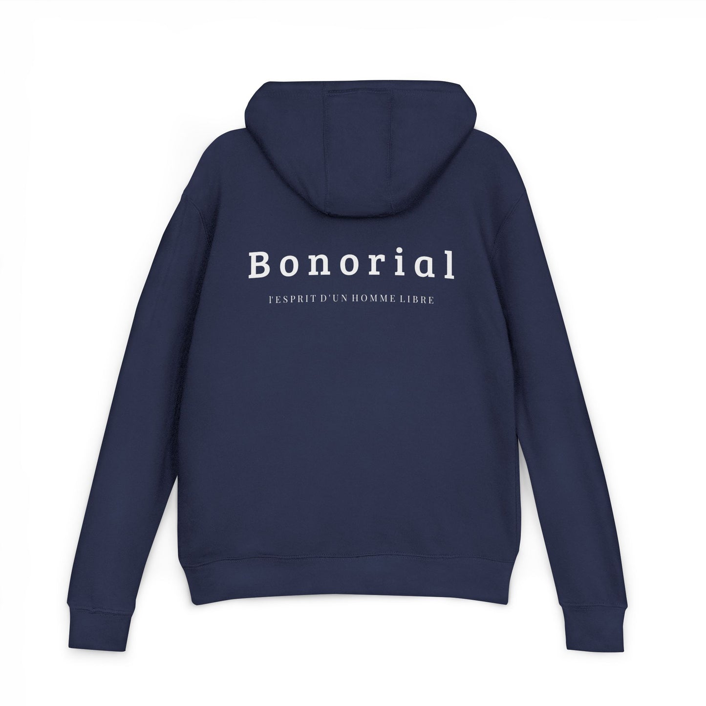 Bonorial Logo Hoodie — minimal Back
