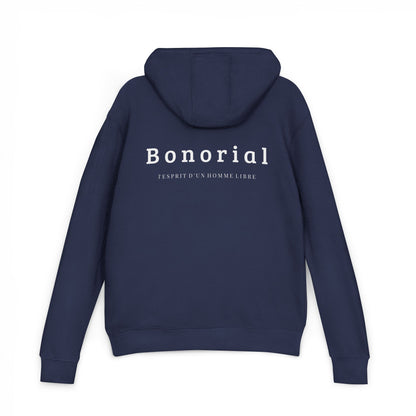 Bonorial Logo Hoodie — minimal Back