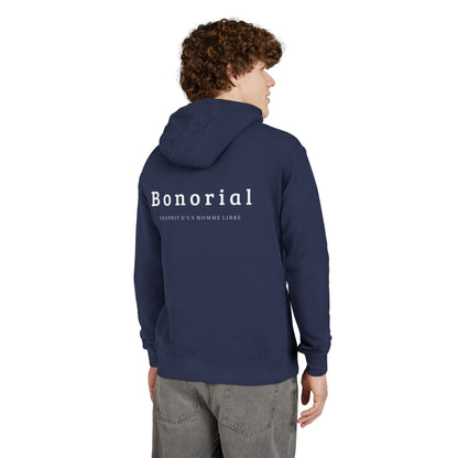 Bonorial Logo Hoodie — minimal Back