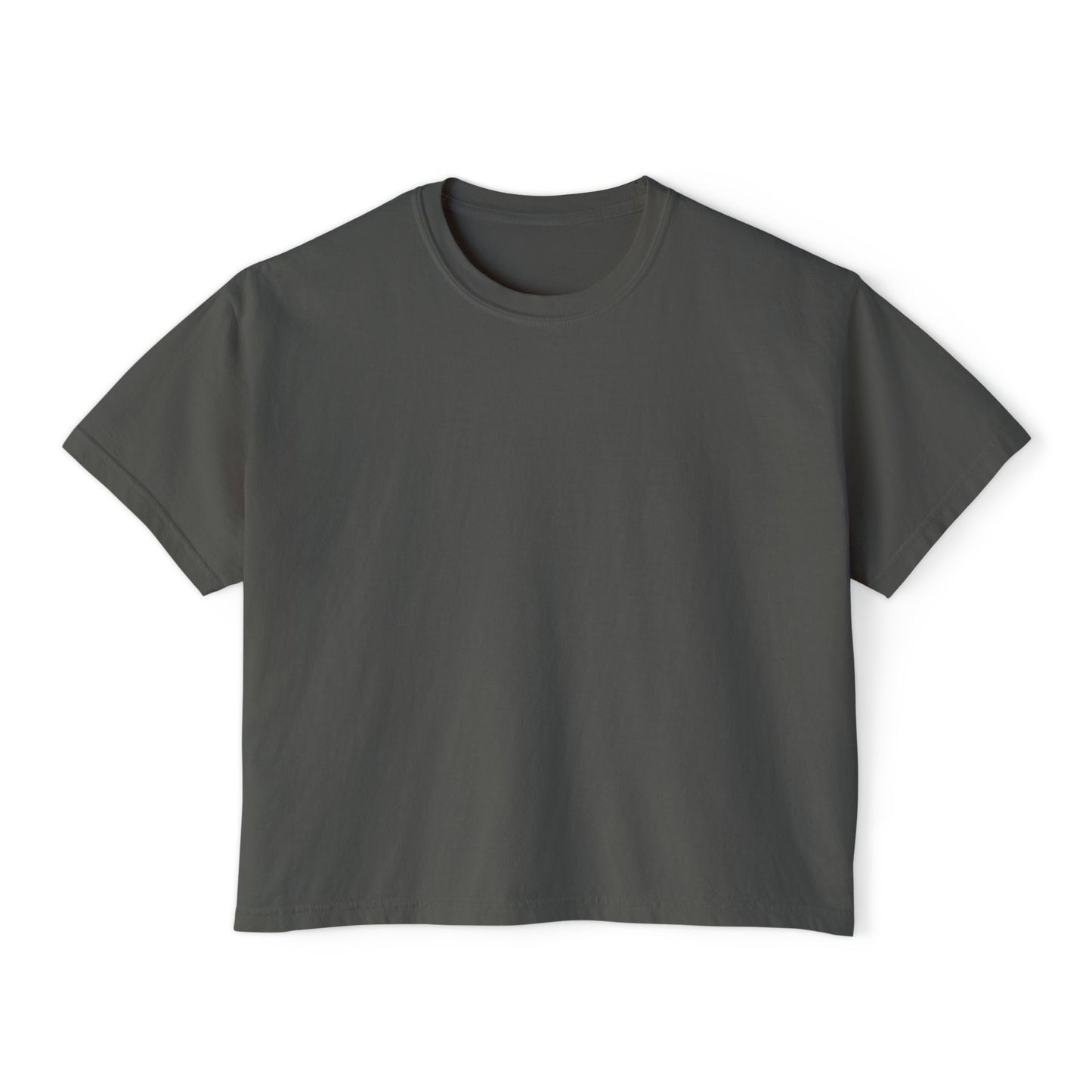 Bonorial Boho t-shirt graphique coupe boxy — haut court décontracté pour femme