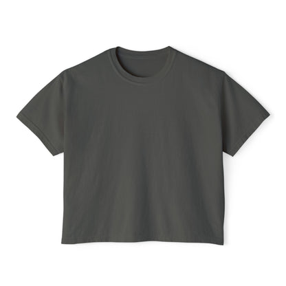 Bonorial Boho t-shirt graphique coupe boxy — haut court décontracté pour femme