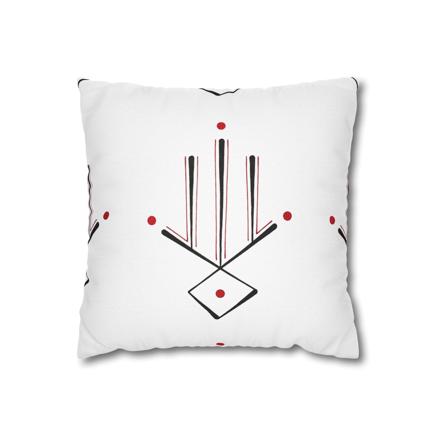 Spun Polyester Square Pillowcase