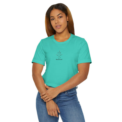 Minimal Geometric T‑Shirt — Abstract Line & Dot Design
