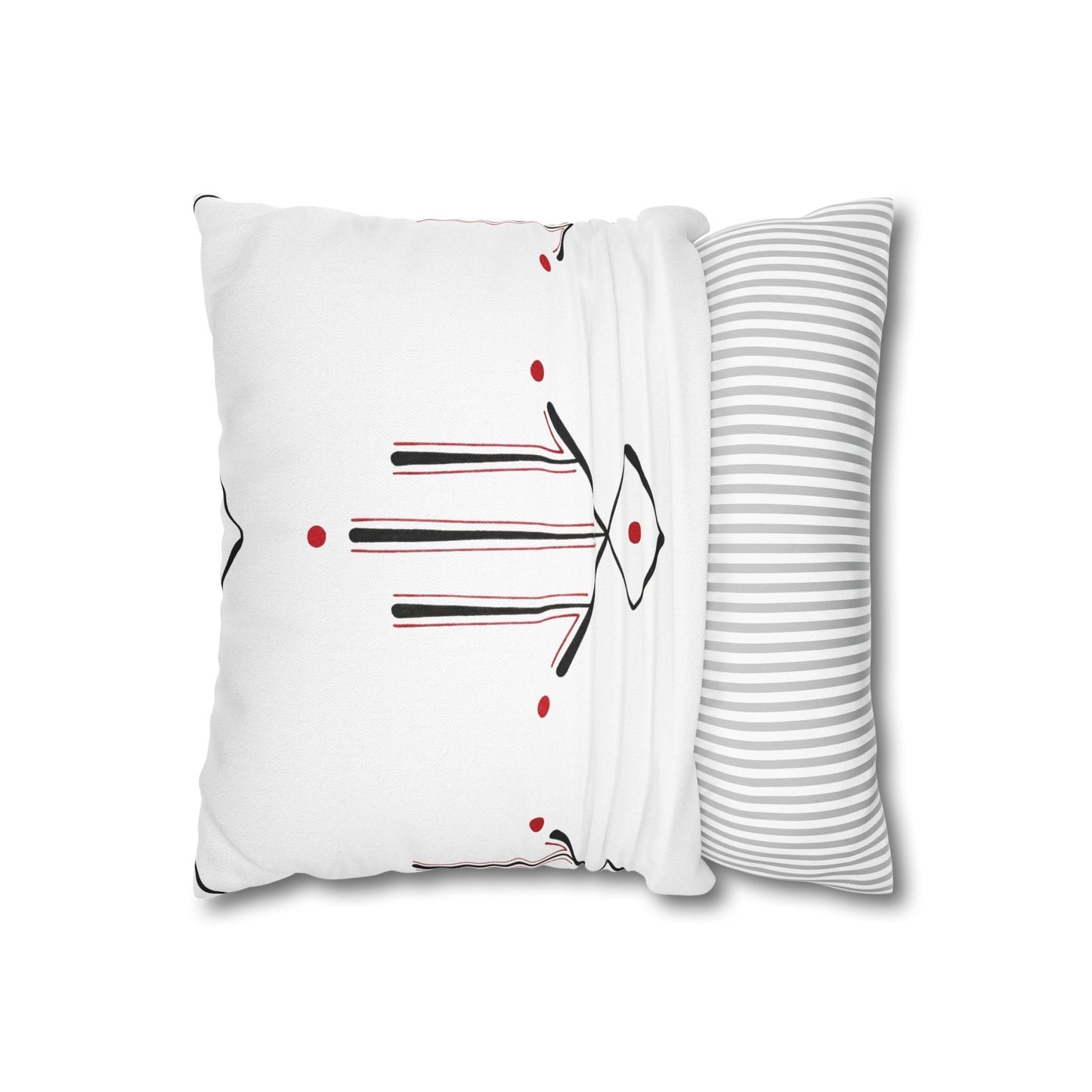 Spun Polyester Square Pillowcase