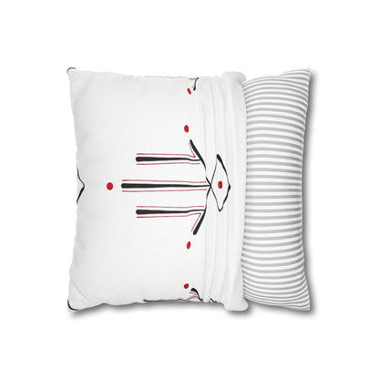 Spun Polyester Square Pillowcase