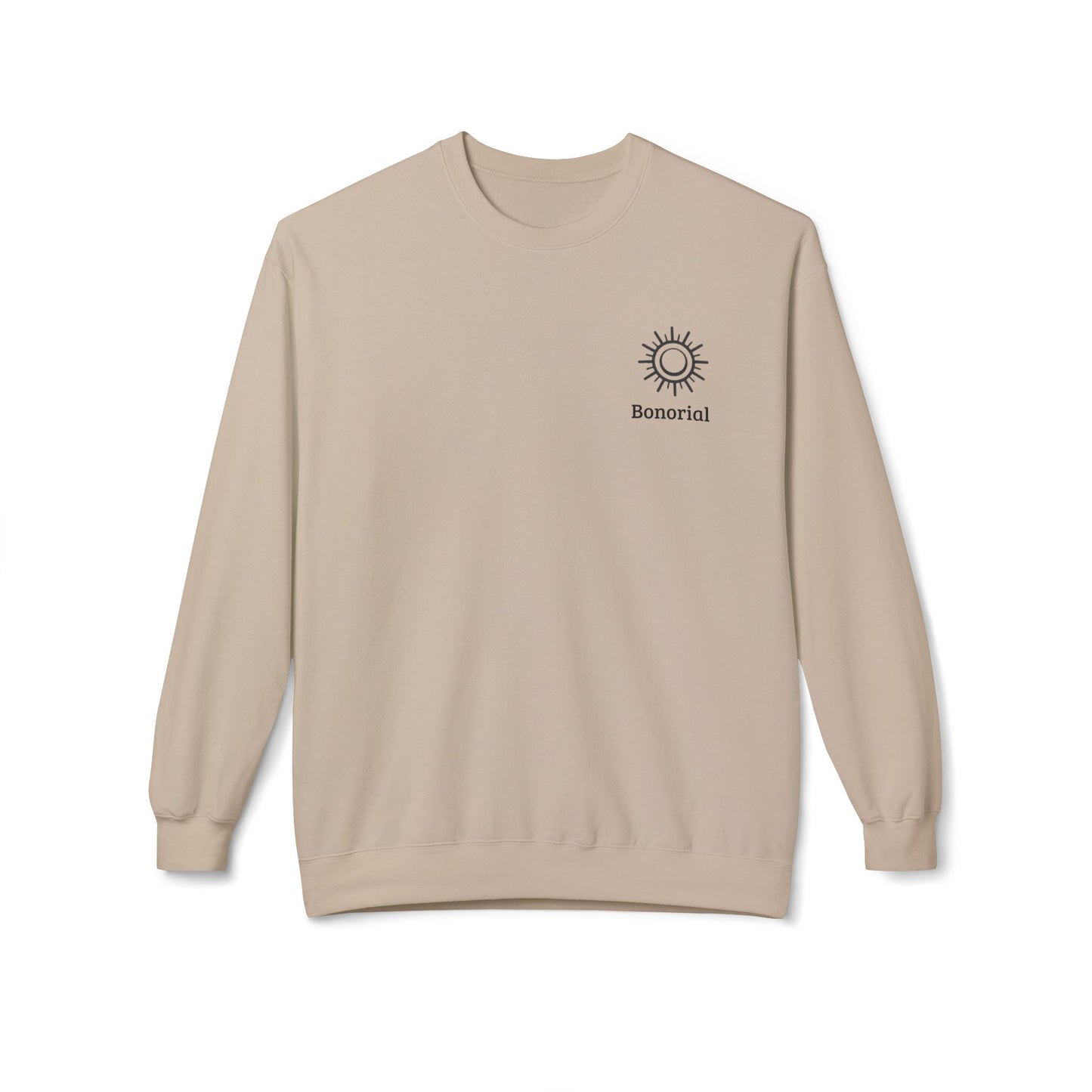 Sweat-shirt col rond Sunrise Balance — « Énergie Rythme Équilibre »