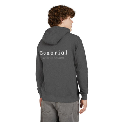 Bonorial Logo Hoodie — minimal Back