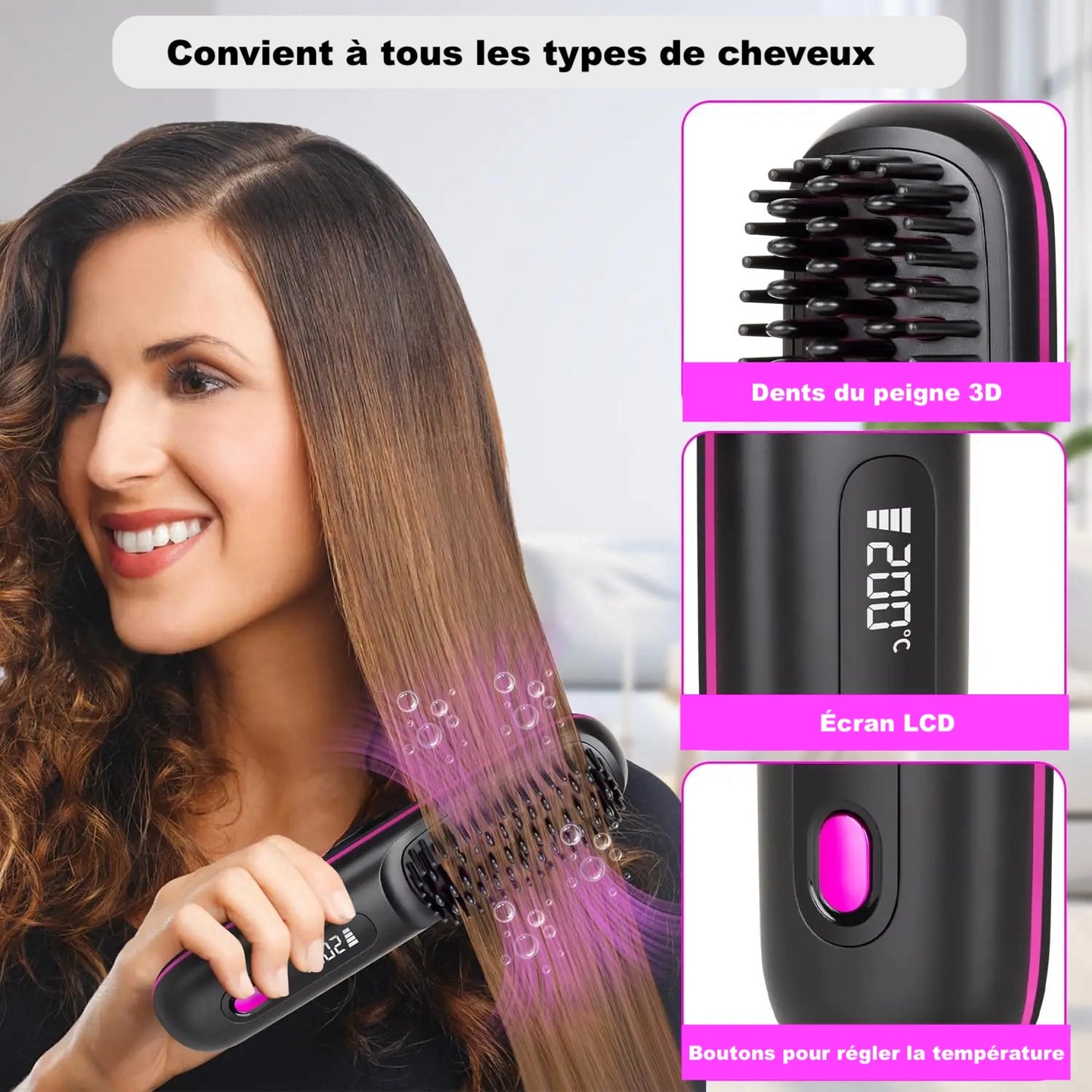 LissGlow Portable –anti-frisottis