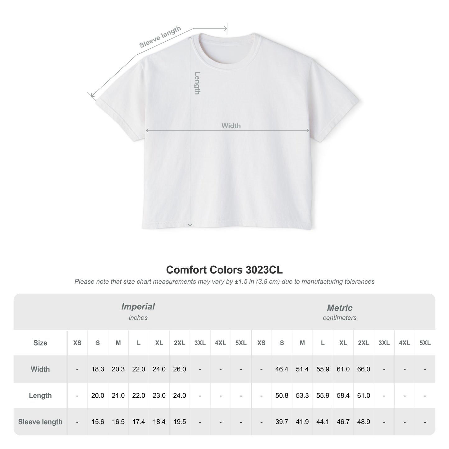 Bonorial Boho t-shirt graphique coupe boxy — haut court décontracté pour femme
