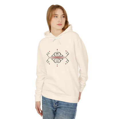 Bonorial Minimalist Logo Hoodie — Lightweight Cream Hooded Sweatshirt