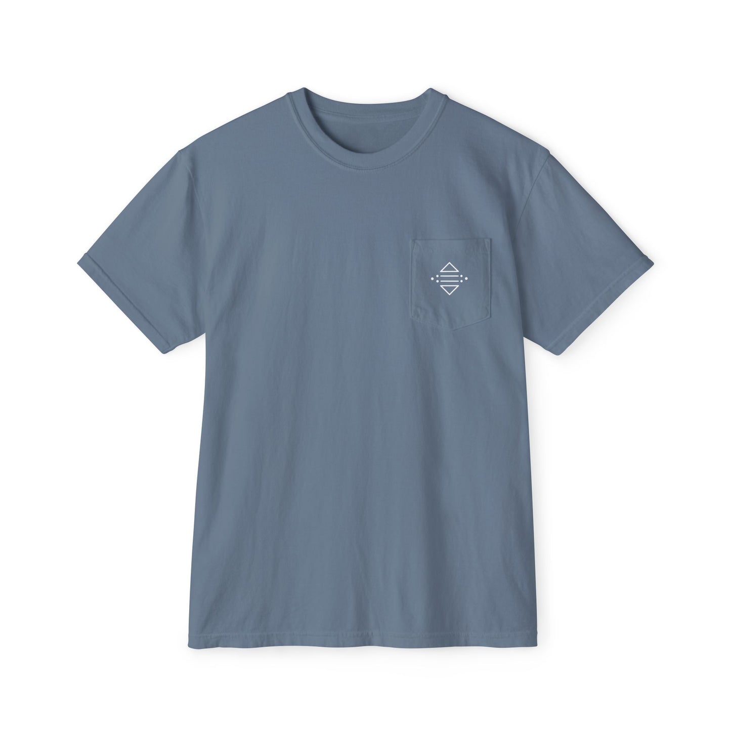 T-shirt à poche Bonorial — t-shirt teint en pièce à logo minimal