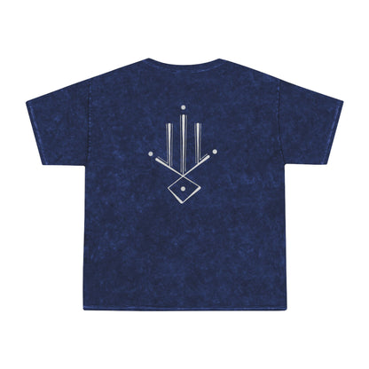 Mineral Wash T‑Shirt — Minimalist Sacred Geometry Graphic