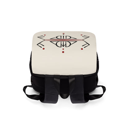 Sac à dos minimaliste – Sac bandoulière décontracté avec motif d'arbre de vie