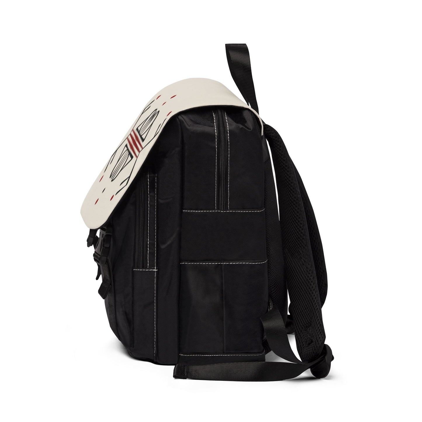 Sac à dos minimaliste – Sac bandoulière décontracté avec motif d'arbre de vie