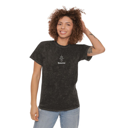 Mineral Wash T‑Shirt — Minimalist Sacred Geometry Graphic