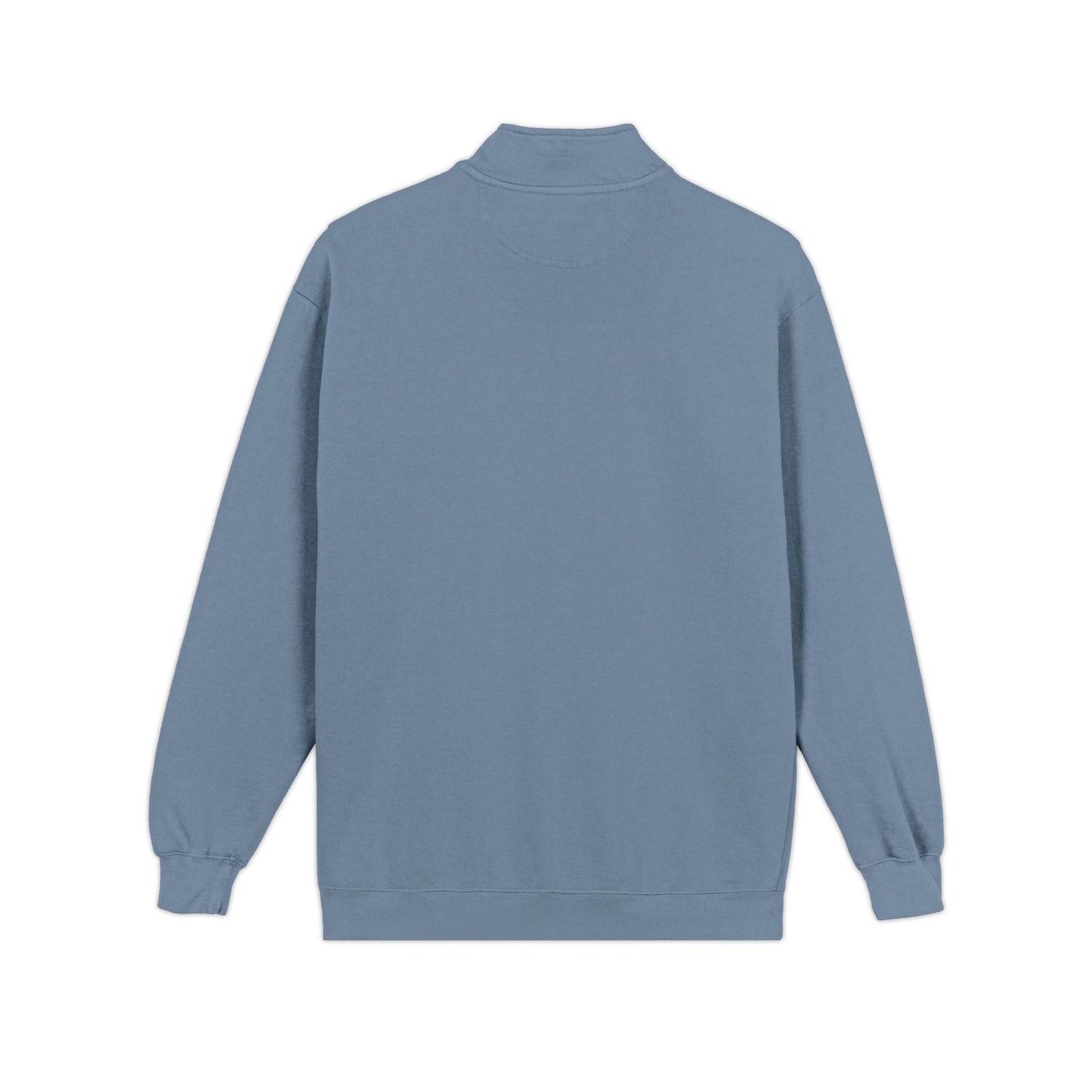 Minimal Geometric Logo Quarter-Zip Sweatshirt