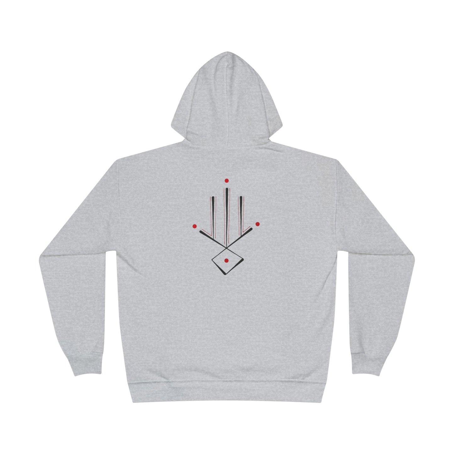Minimal Geometric Hoodie — Abstract Line Art Pullover